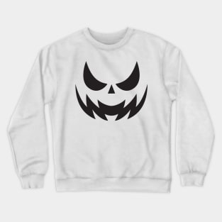 'Scary Pumpkin Face' Funny Pumpkin Fall Crewneck Sweatshirt